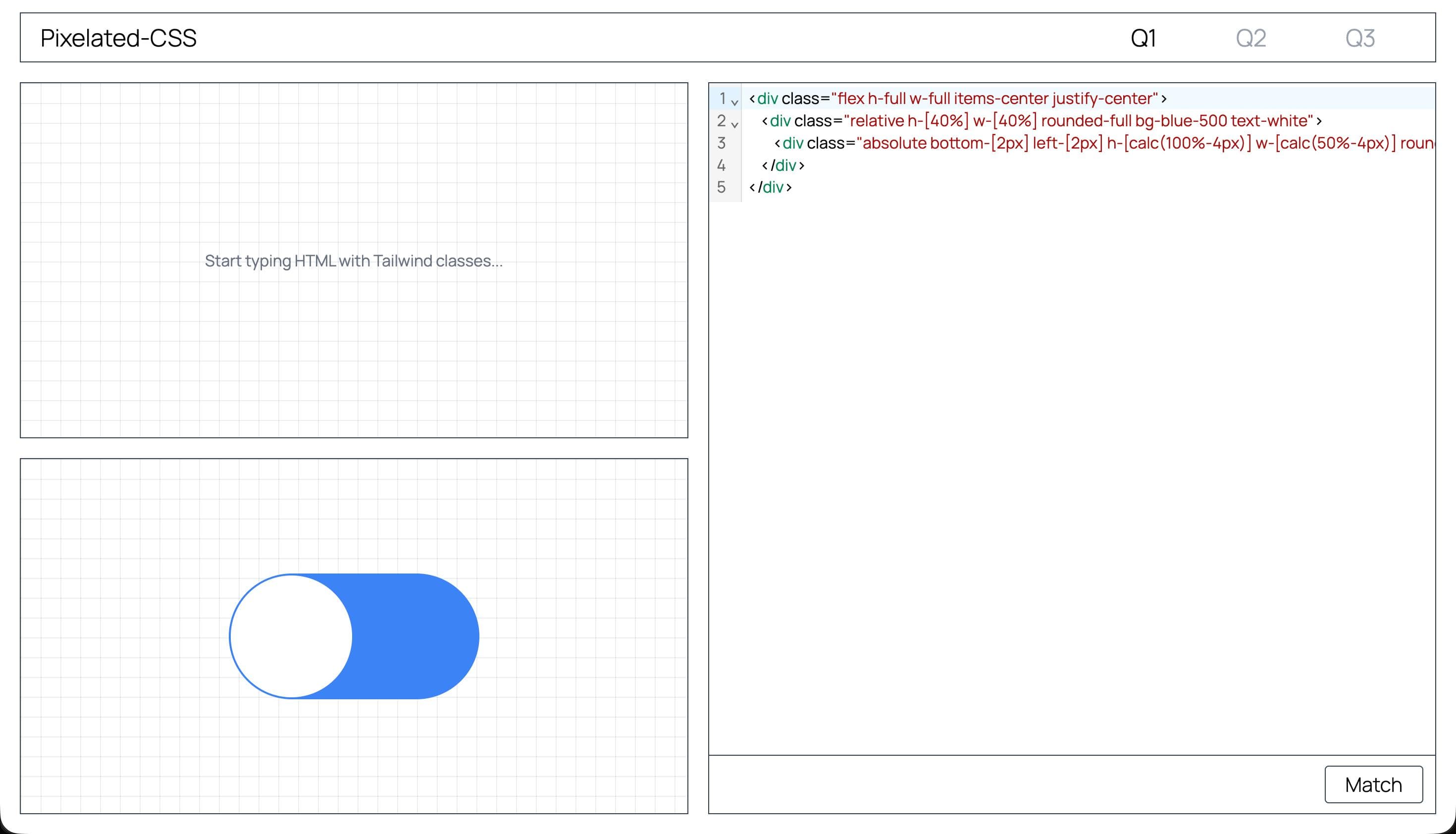 Pixelated Css